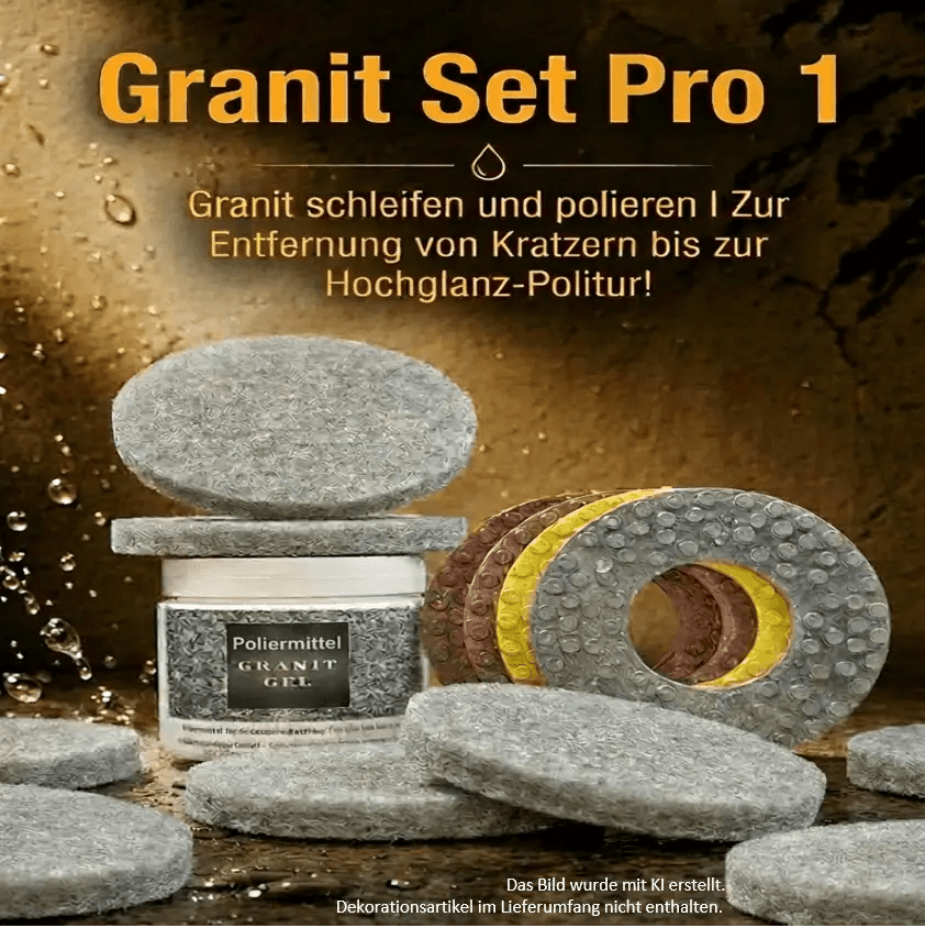 Granit schleifen und polieren, Granit Komplettset Pro 1MSR Steinpflege GmbH Granit schleifen und polieren, Granit Komplettset Pro 1 MSR Steinpflege GmbH