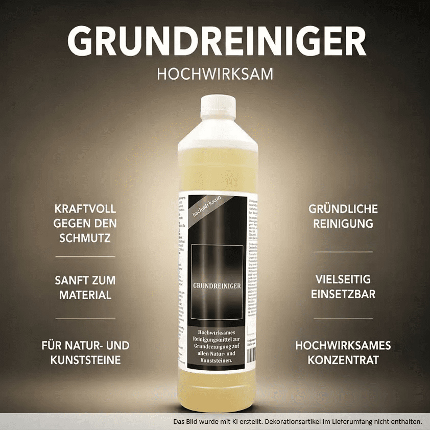 Fugen reinigen + Steinreiniger - Grundreiniger - Terrassen reinigen / Spezialreiniger 1 Liter MSR Steinpflege GmbH