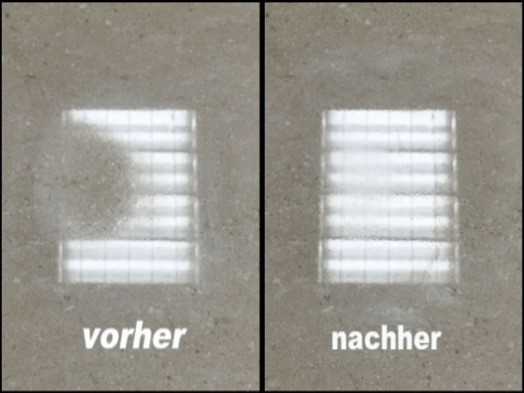 Stumpfer Marmor polieren und Flecken auf Marmor entfernen – glänzende, saubere Marmoroberfläche (Vorher/Nachher)