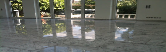 Alten Marmor reinigen und polieren