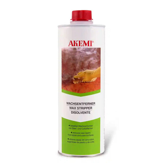 Alte Pflegefilme entfernen  - AKEMI Wachsentferner 1 Liter MSR Steinpflege GmbH