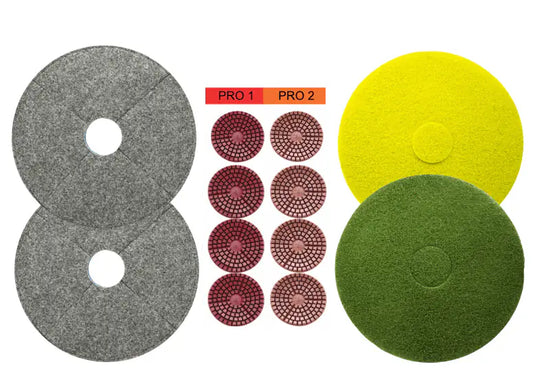 Marmor schleifen und polieren - Kompakt Set Marmor - MSR Steinpflege GmbH Marmor schleifen und polieren - Bonastre Kompakt Set Marmor MSR Steinpflege GmbH