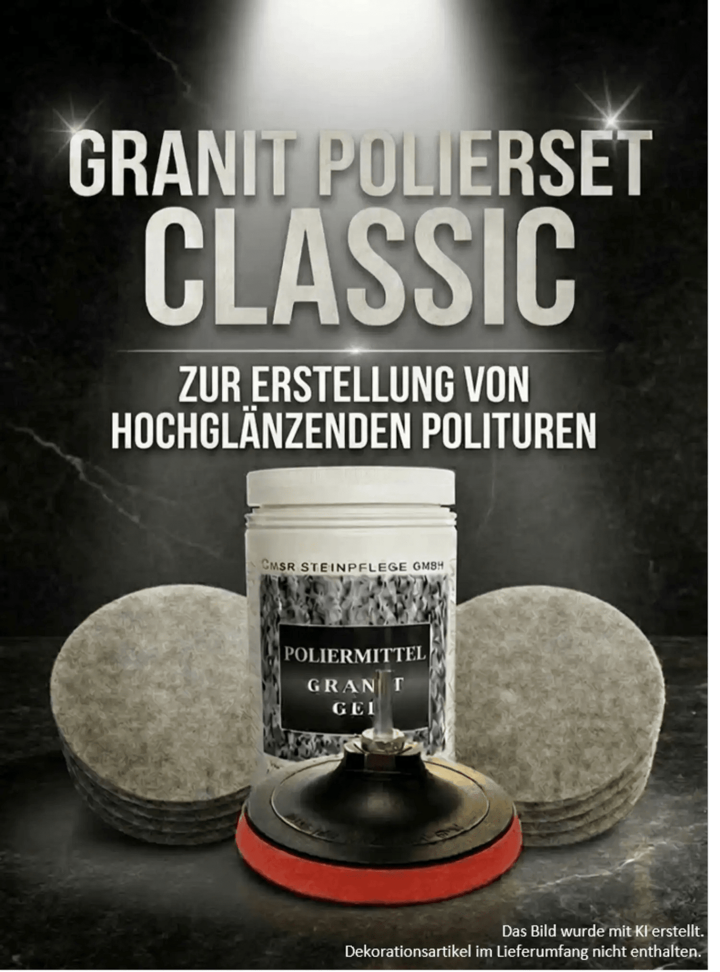 Granit polieren - Granit Polierset ClassicMSR Steinpflege GmbH Granit polieren - Granit Polierset Classic MSR Steinpflege GmbH