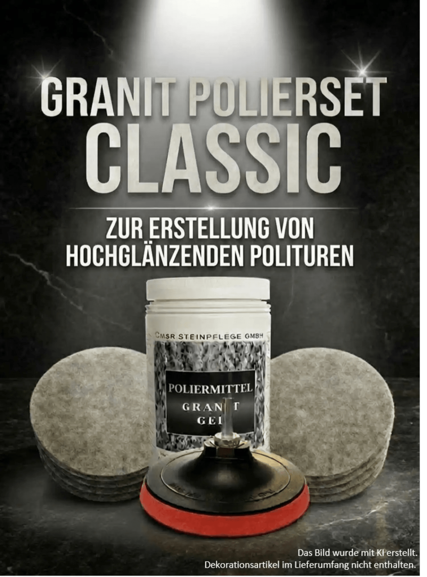 Granit polieren - Granit Polierset ClassicMSR Steinpflege GmbH Granit polieren - Granit Polierset Classic MSR Steinpflege GmbH