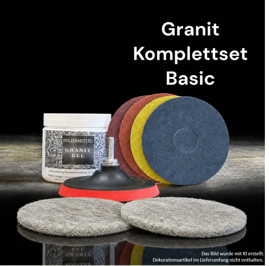 Granit schleifen und polieren, Granit Komplettset BasicMSR Steinpflege GmbH Granit schleifen und polieren, Granit Komplettset Basic MSR Steinpflege GmbH