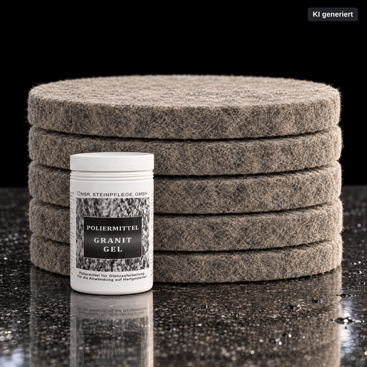 Granit Polier-Set Classic (ab 406mm) 6-teilig – Glanzerneuerung für den BodenMSR Steinpflege GmbH