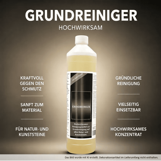 Fugen reinigen + Steinreiniger - Grundreiniger - Terrassen reinigen / Spezialreiniger 1 Liter MSR Steinpflege GmbH 