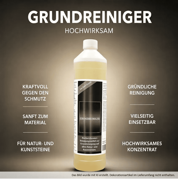 Fugen reinigen + Steinreiniger - Grundreiniger - Terrassen reinigen / Spezialreiniger 1 Liter MSR Steinpflege GmbH 