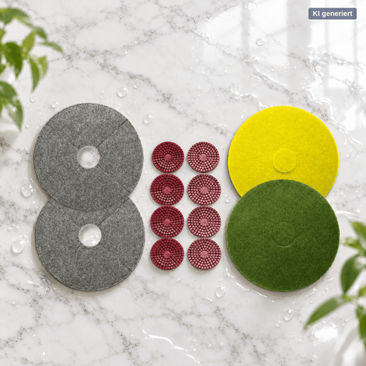 Bonastre Kompakt-Set Marmor (ab 406mm) – Profi-Diamantpads für bis zu 150m²MSR Steinpflege GmbH
