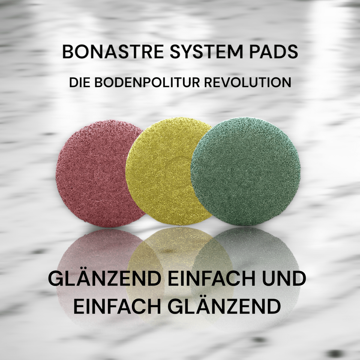 Marmor reinigen und polieren - Bonastre System Pads - MSR Steinpflege GmbH