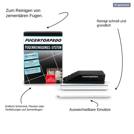 Fugenreinigung - Fugentorpedo Set
