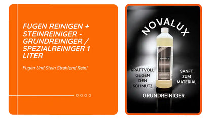 Fugen reinigen + Steinreiniger - Grundreiniger / Spezialreiniger 1 Liter by@Outfy