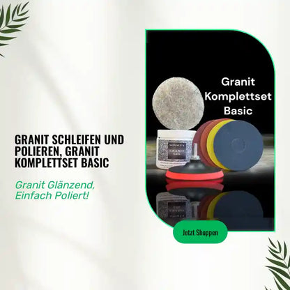 Granit schleifen und polieren, Granit Komplettset Basic by@Outfy