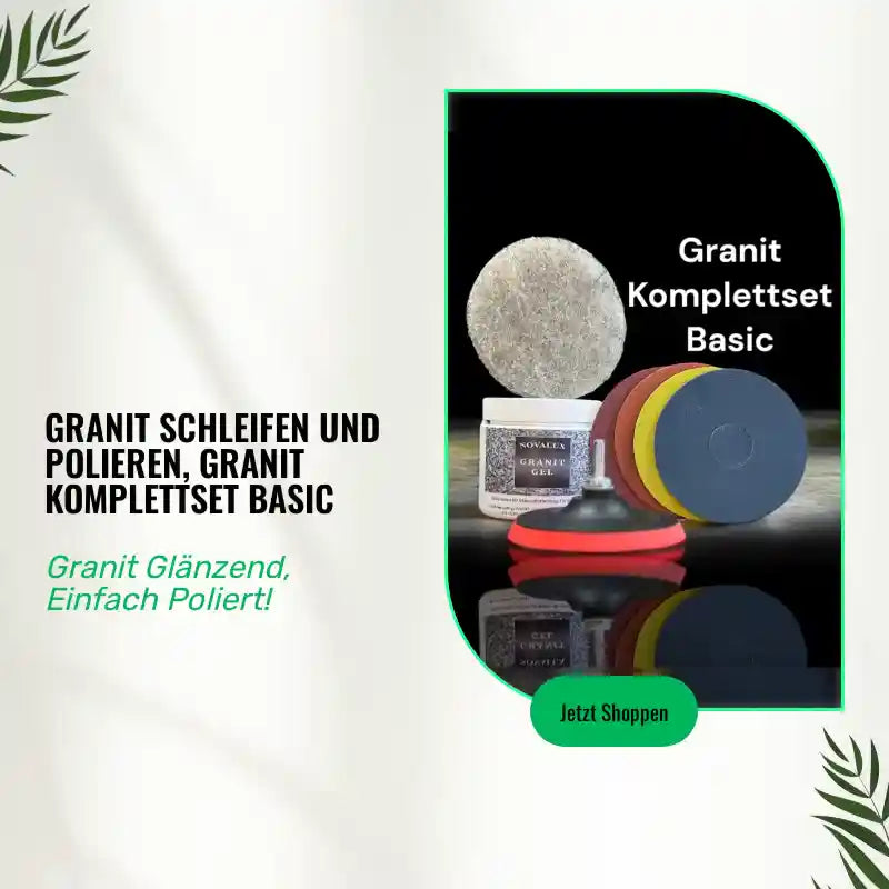 Granit schleifen und polieren, Granit Komplettset Basic by@Outfy